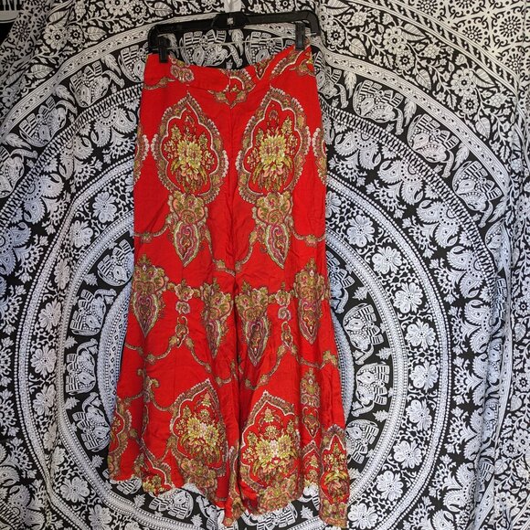 Anthropologie Ettitwa Wide Leg Pants Sz 8 - Picture 10 of 10